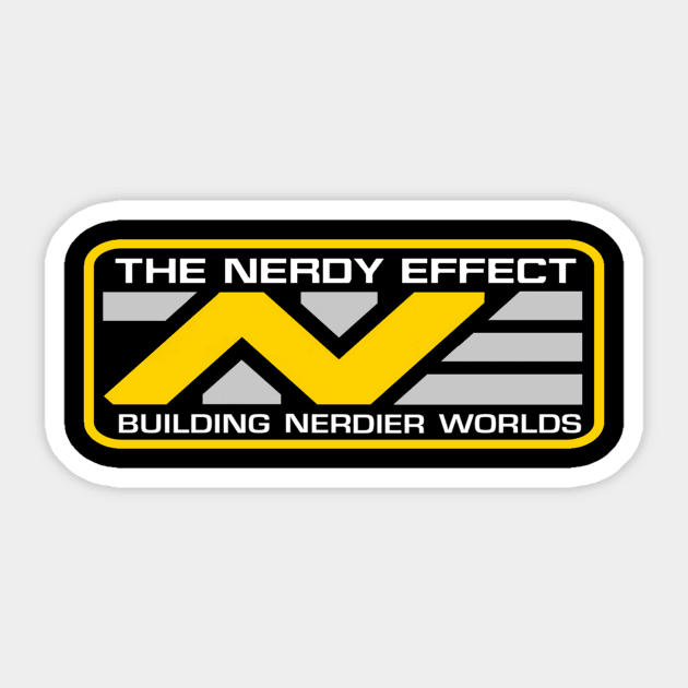 Building Nerdier Worlds Sticker by TheNerdyEffect